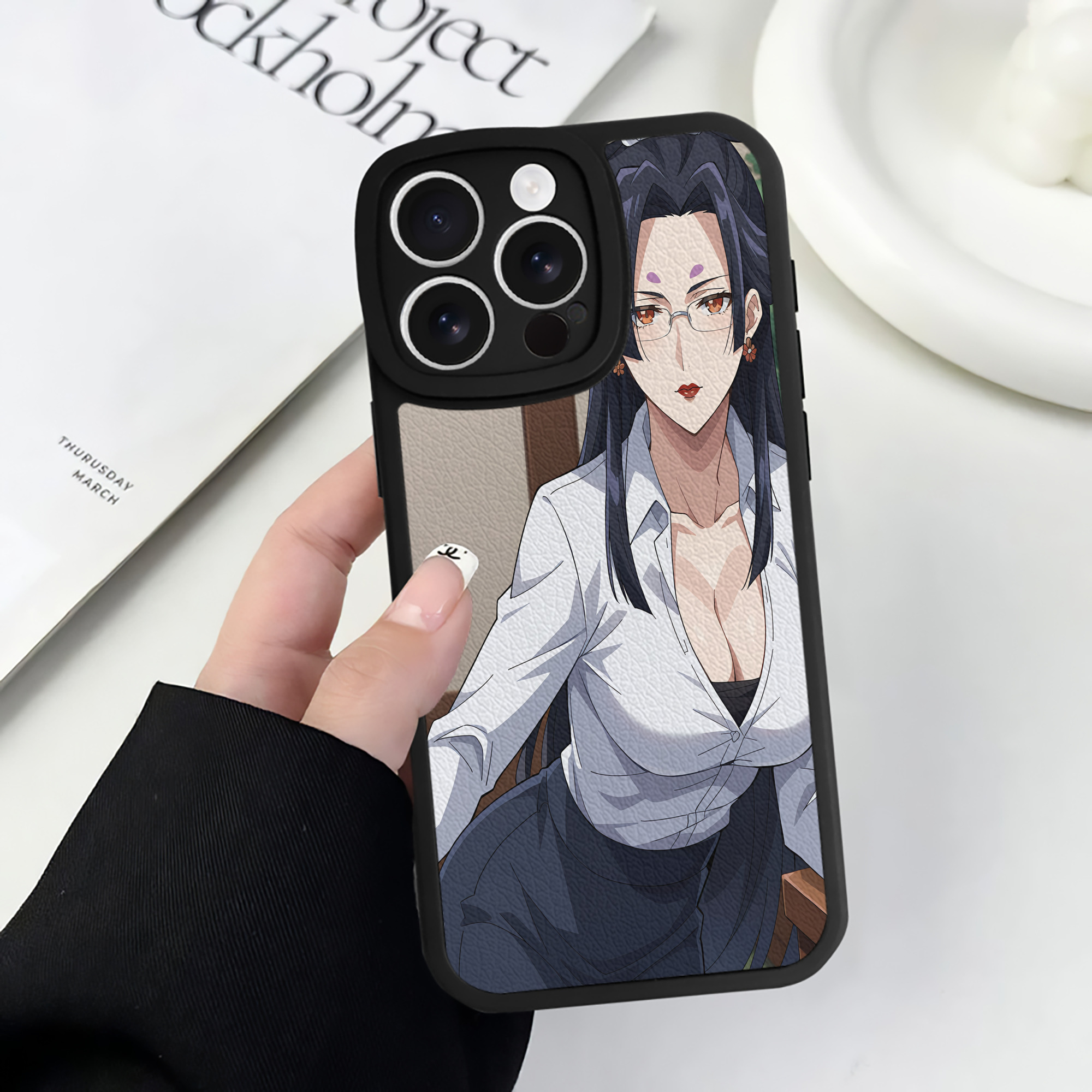 薬屋のひとりごと The Apothecary Diaries 【iPhone 16シリーズ対応】シリコンスマホケース（レザー調） 材質：シリコン